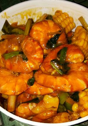 Foto resep Udang saus padang