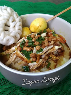 Foto resep 02. Bubur Ayam Jakarta Kuah Kuning