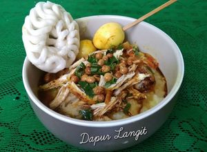 Foto resep 02. Bubur Ayam Jakarta Kuah Kuning
