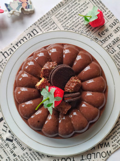 Foto resep Pudding Roti Coklat