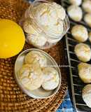 Lemon Crinkle Cookies 🍋
