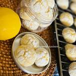 Lemon Crinkle Cookies 🍋