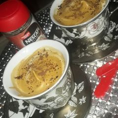 A picture of Frothy creamy coffee.