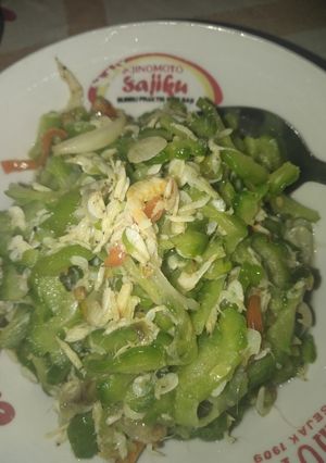 Foto resep Tumis pare udang rebon