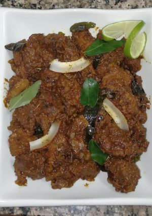 A picture of Beef varattiyadhu.