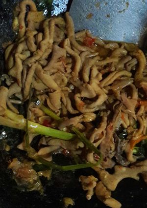Foto resep Usus Ayam setan level pedas sedang