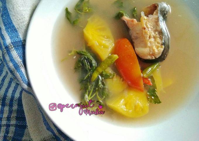 Standar Bagaimana cara buat Resep Pindang Patin Kuah Bening yang nagih banget