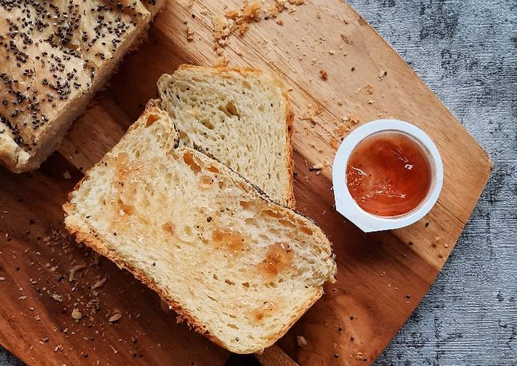 Langkah Mudah untuk Menyiapkan Chiaseed Sourdough Loaf Bread yang Menggugah Selera