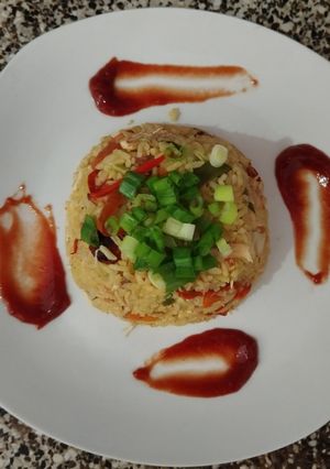 Una foto de Arroz con pollo colombiano ⚡
