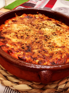 Una foto de Lasaña de buey de mar 🦀🦀🦀 (sin bechamel)