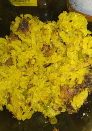 A picture of Radish stir fry.