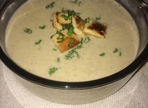 Una foto de Sopa vichyssoise