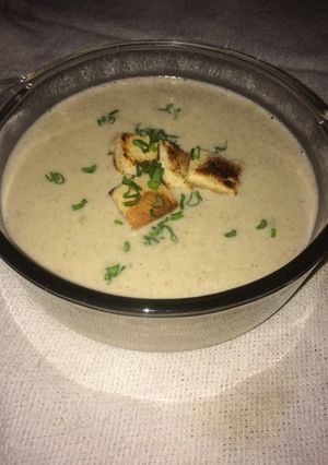 Una foto de Sopa vichyssoise