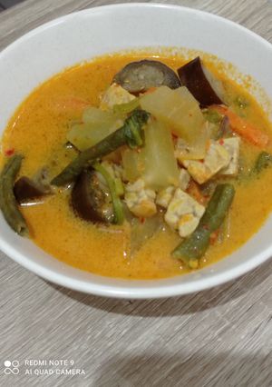 Foto resep Lodeh terong labu siam
