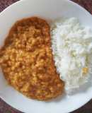 Dhuli masoor dal ó curry de lenteja roja
