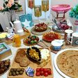 Healthy Breakfast table