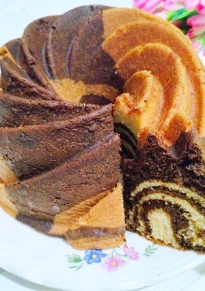 Foto resep Bolu Marmer Santan