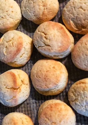 Una foto de Scones a la crema