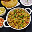 Wheat Kulcha with Matar