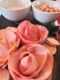 Picada rosada para fiesta por colores