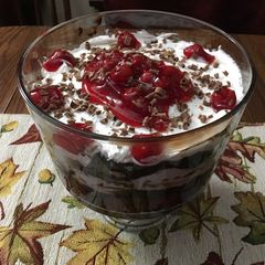 A picture of Black Forest Trifle.