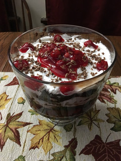A picture of Black Forest Trifle.