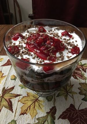A picture of Black Forest Trifle.