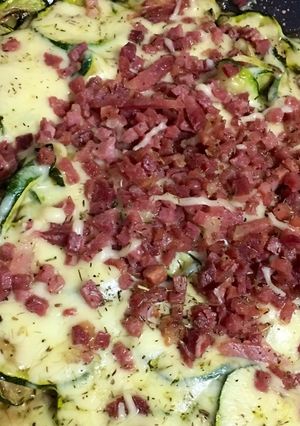 Foto principal de Sartenada de calabacín, queso y jamón