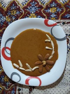 عکسی از دستور حلوا تافی😋 (حلوای عراقی)