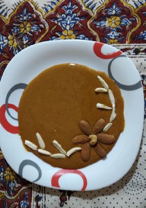 عکسی از دستور حلوا تافی😋 (حلوای عراقی)