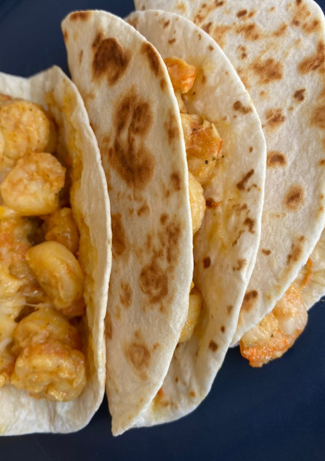 Una foto de Tacos de camarón
