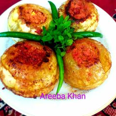 A picture of Stuffed Baby (mini) Pumpkin (Kuddu) Recipe.