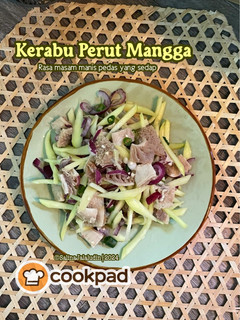 Gambar Kerabu Perut Mangga