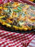 🫜QUICHE 🪺🍃SANS PÂTE 🌶️🧅AUX POIREAUX🫑🧅🧄