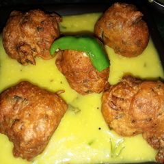 A picture of Gujarati kadhi methi Na gota.