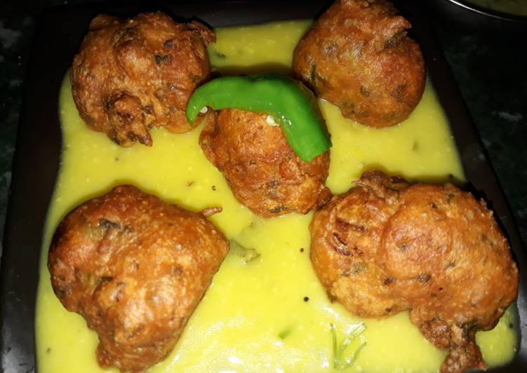 Recipe of Speedy Gujarati kadhi methi Na gota