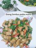 Oseng Gembus Pedas Manis