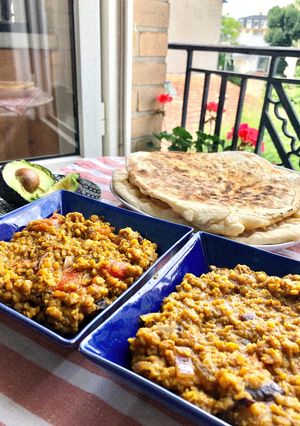 Une photo de Naan, le pain indien