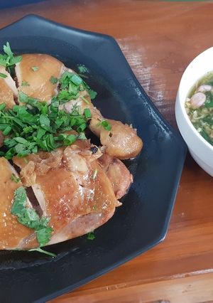 รูปของ ไก่ต้มซีอิ้วหวาน