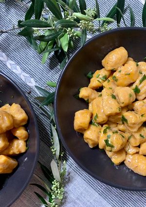 Una foto de 🍠Gnocchis de boniato🍠