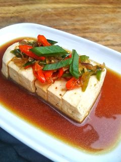 Foto resep Tahu Kukus siram Kuah Kecap