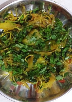 A picture of Methi ki sabji.