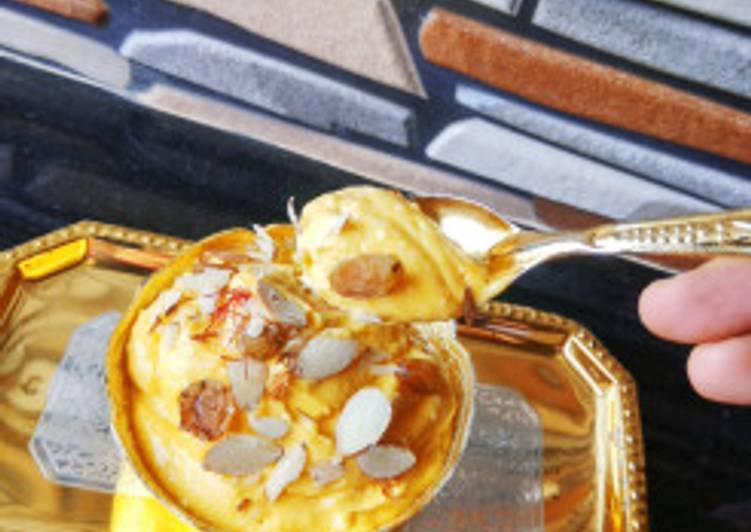 Steps to Prepare Homemade Mango Shrikhand