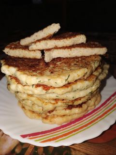Фото ПП Куриные лепешки с сыром.