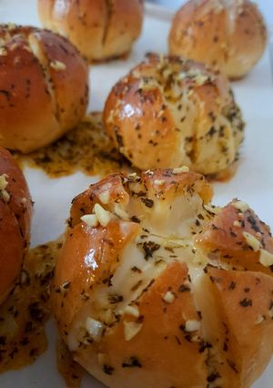 Foto resep Korean Garlic Cheese Bread