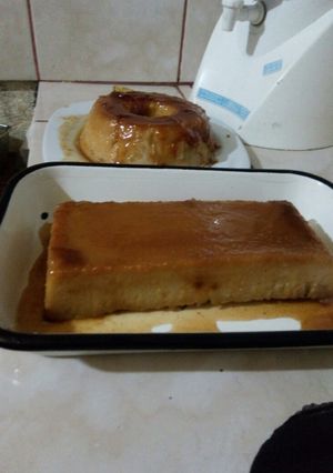 Una foto de Budín de pan en licuadora