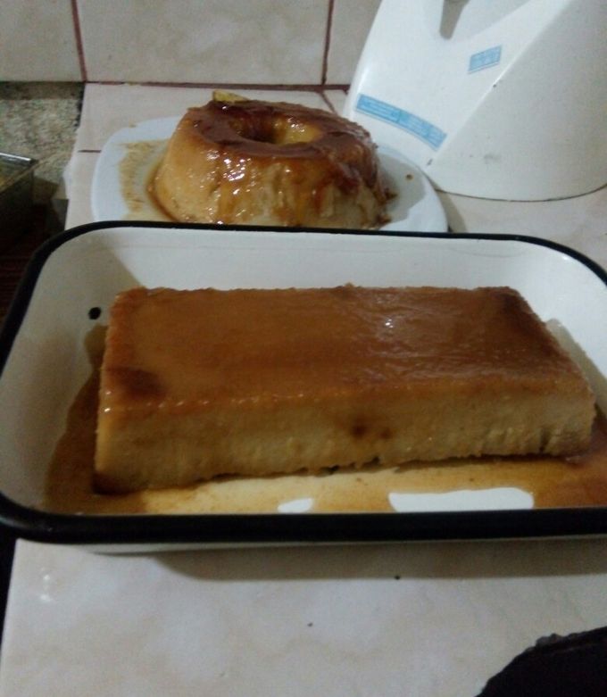 Una foto de Budín de pan en licuadora