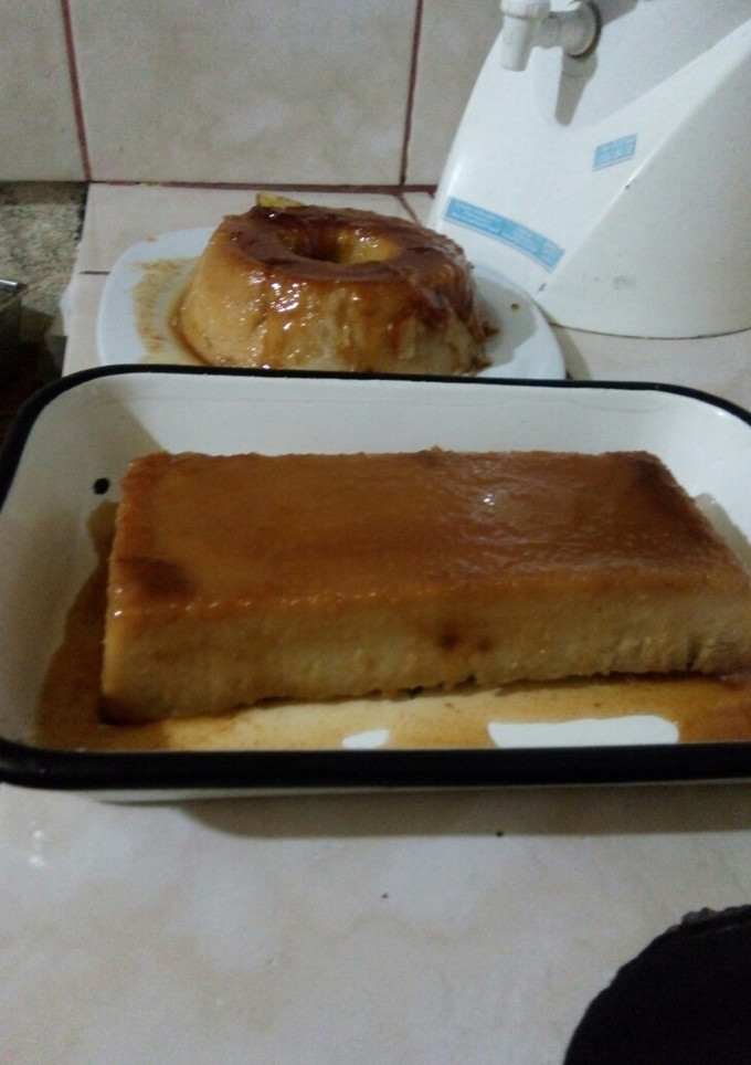 Una foto de Budín de pan en licuadora