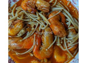Gambar Enoki Udang Paprika