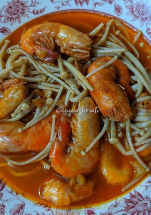 Gambar Enoki Udang Paprika